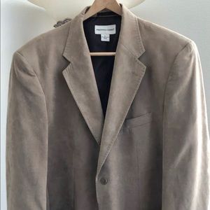 Pronto Uomo Tan Suede Lightweight Sport-coat S XL